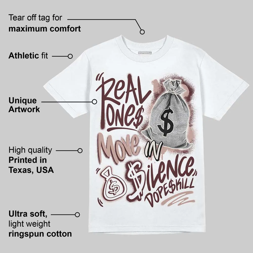 China 11s DopeSkill T-Shirt Real Ones Move In Silence Graphic sold by DopeSkill product image thumbnail 3