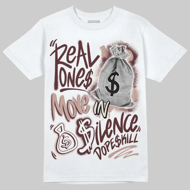 China 11s DopeSkill T-Shirt Real Ones Move In Silence Graphic sold by DopeSkill