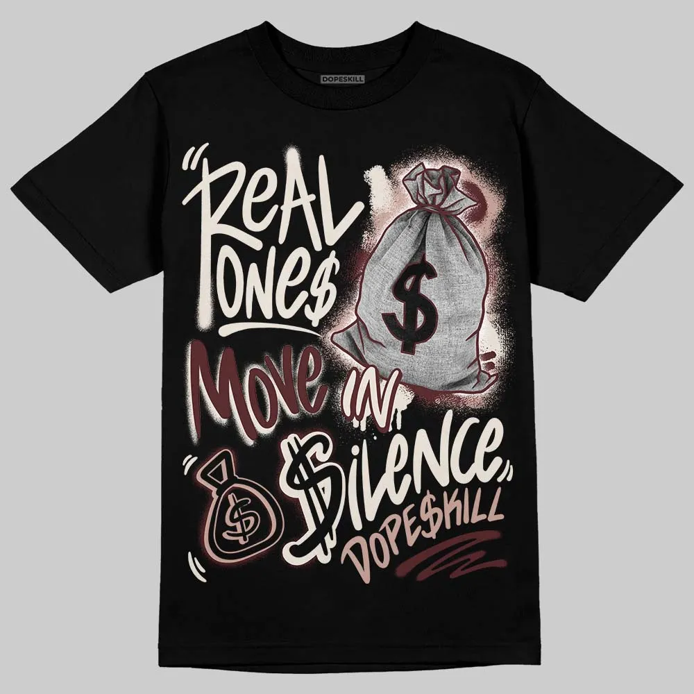 China 11s DopeSkill T-Shirt Real Ones Move In Silence Graphic sold by DopeSkill product image thumbnail 2