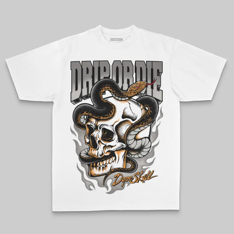 Grey Oversize Print Drip or Die DopeSkill Graphic T-shirt sold by DopeSkill