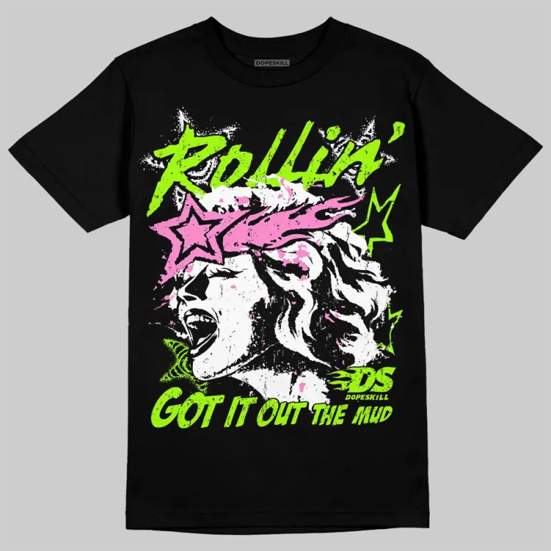 Neon Green 'Got It Out The Mud' DopeSkill Graphic T-Shirt sold by DopeSkill