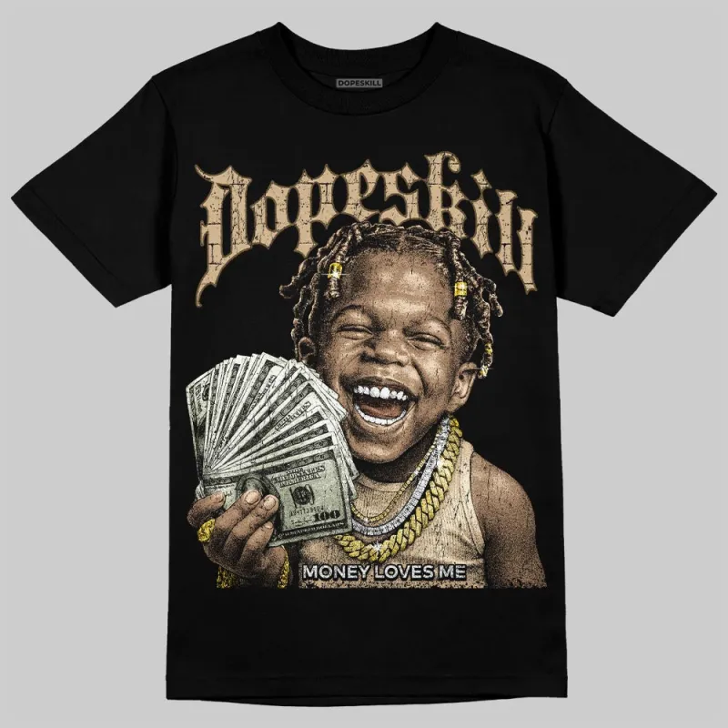 TAN 'Money Loves Me' DopeSkill Graphic T-Shirt sold by DopeSkill