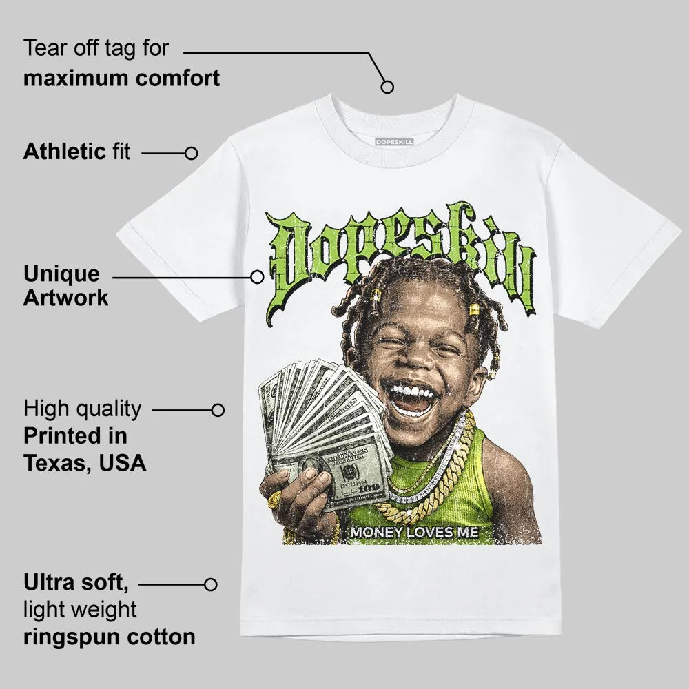 Green 'Money Loves Me' DopeSkill Graphic T-Shirt sold by DopeSkill product image thumbnail 4
