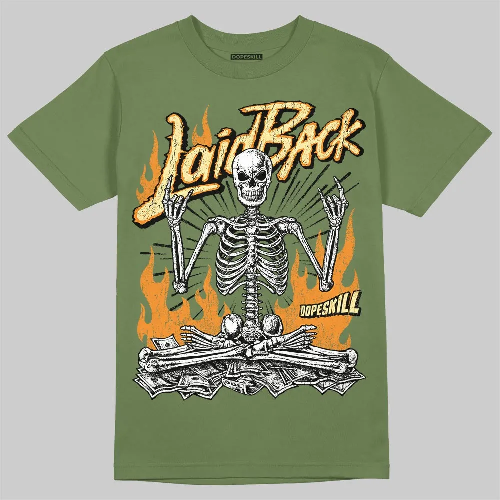 Olive 'Laid Back' DopeSkill Graphic T-Shirt sold by DopeSkill product image thumbnail 3