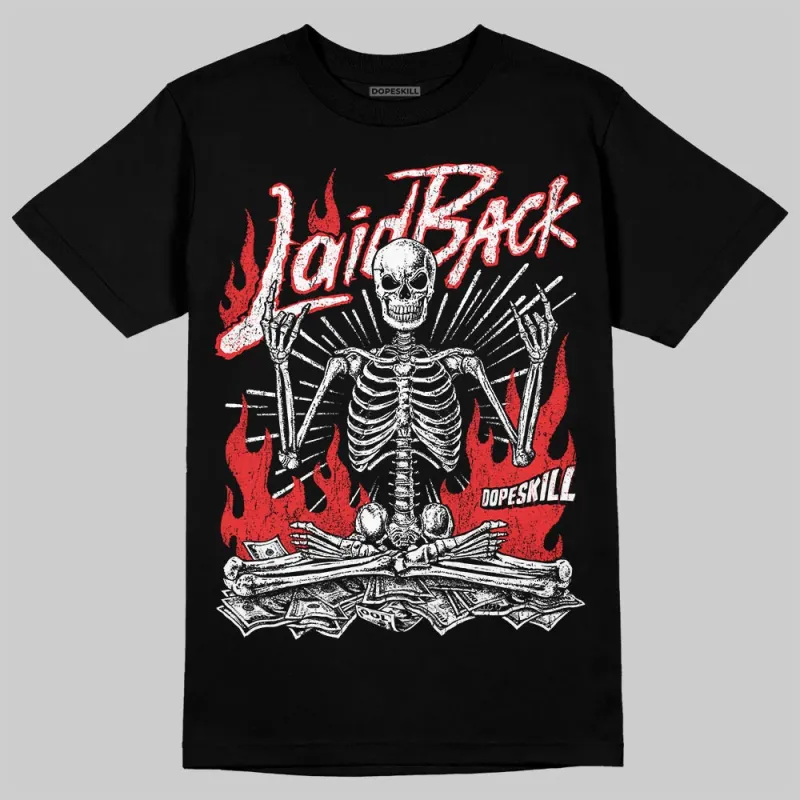 Black/White 'Laid Back' DopeSkill Graphic T-Shirt sold by DopeSkill