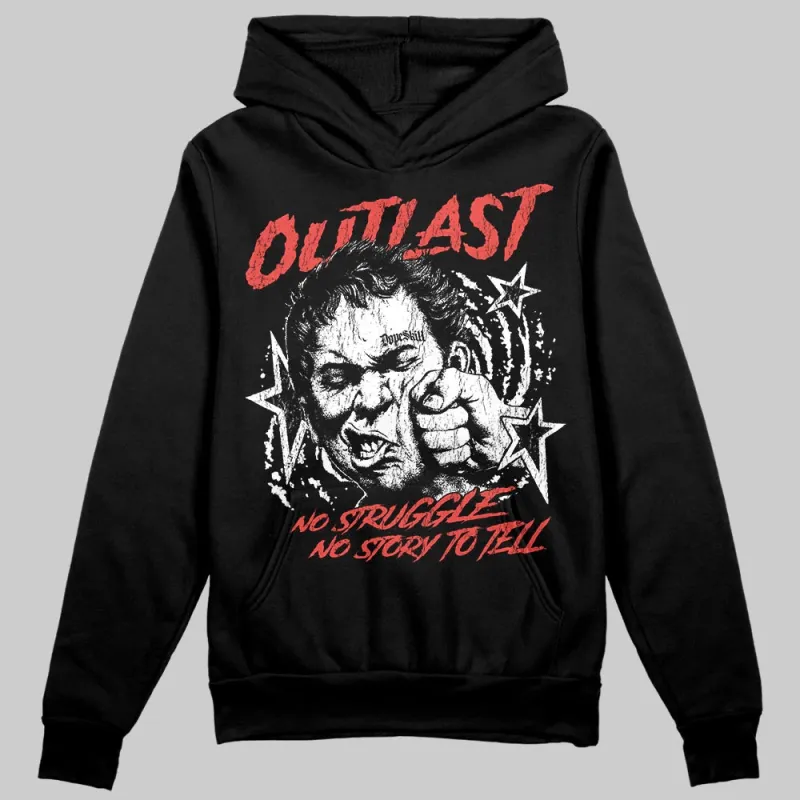 Black/White 'Outlast' DopeSkill Graphic Hoodie sold by DopeSkill