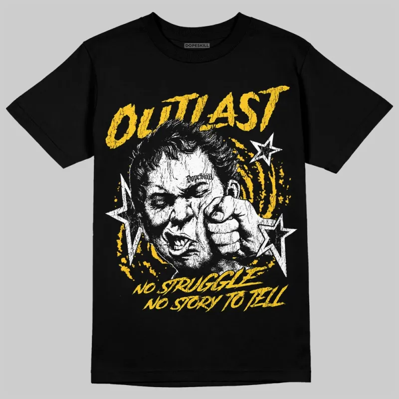 Yellow 'Outlast' DopeSkill Graphic T-Shirt sold by DopeSkill