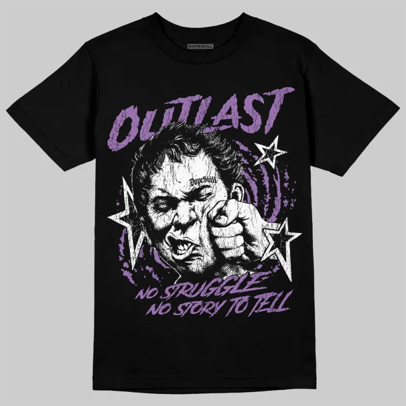 PURPLE 'Outlast' DopeSkill Graphic T-Shirt sold by DopeSkill