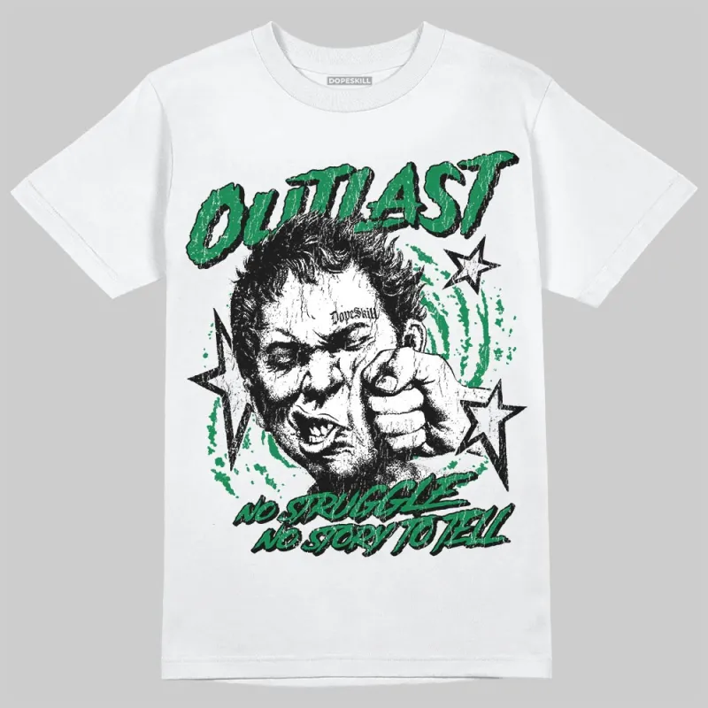 Green 'Outlast' DopeSkill Graphic T-Shirt sold by DopeSkill