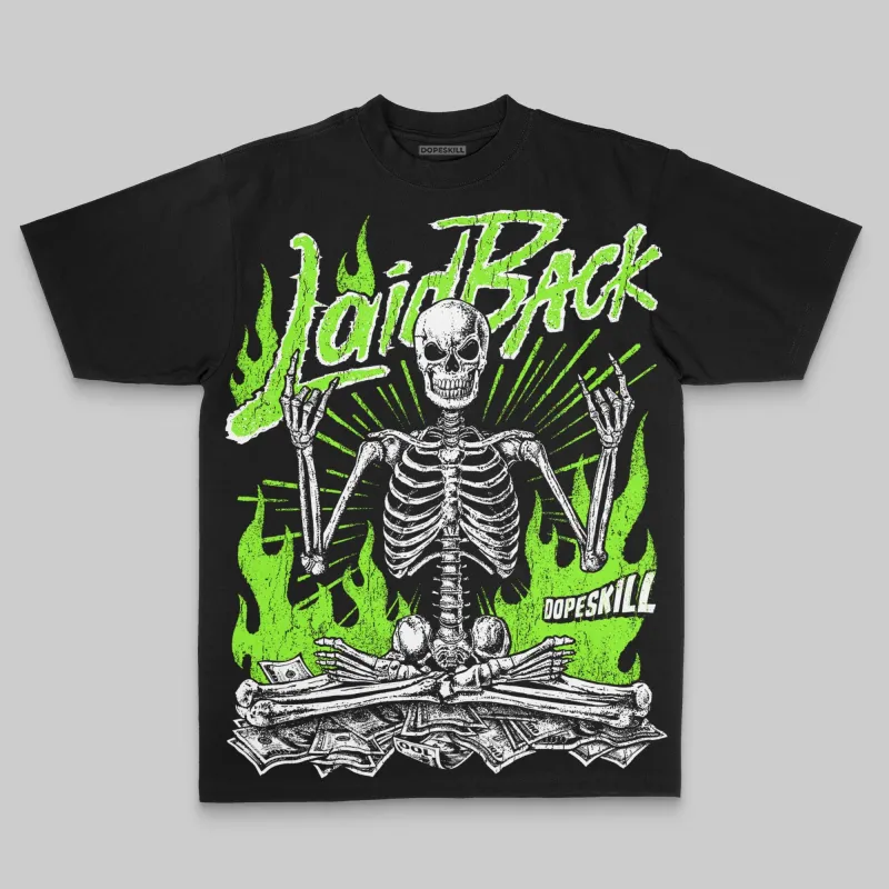 Neon Green Oversize Print Laid Back DopeSkill Graphic T-shirt sold by DopeSkill