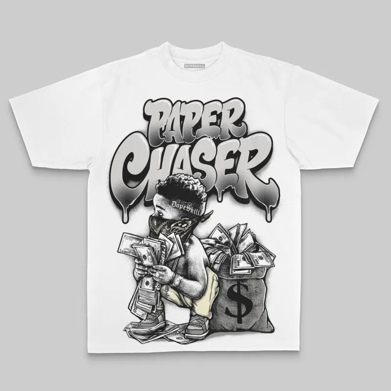 Grey Oversize Print Paper Chaser Boy DopeSkill Graphic T-shirt sold by DopeSkill