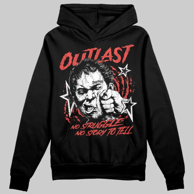 Red 'Outlast' DopeSkill Graphic Hoodie sold by DopeSkill