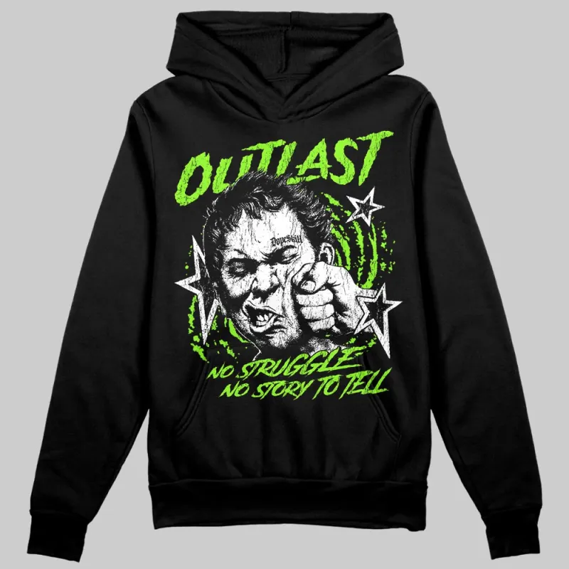 Neon Green 'Outlast' DopeSkill Graphic Hoodie sold by DopeSkill