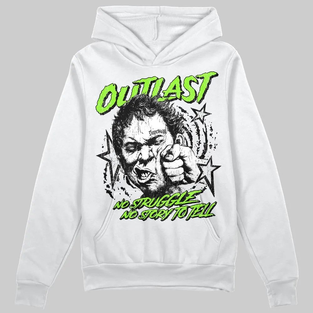 Neon Green 'Outlast' DopeSkill Graphic Hoodie sold by DopeSkill product image thumbnail 2
