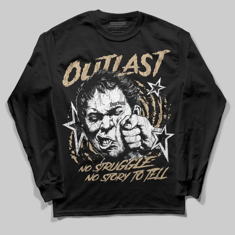TAN 'Outlast' DopeSkill Graphic Long Sleeve T-Shirt sold by DopeSkill