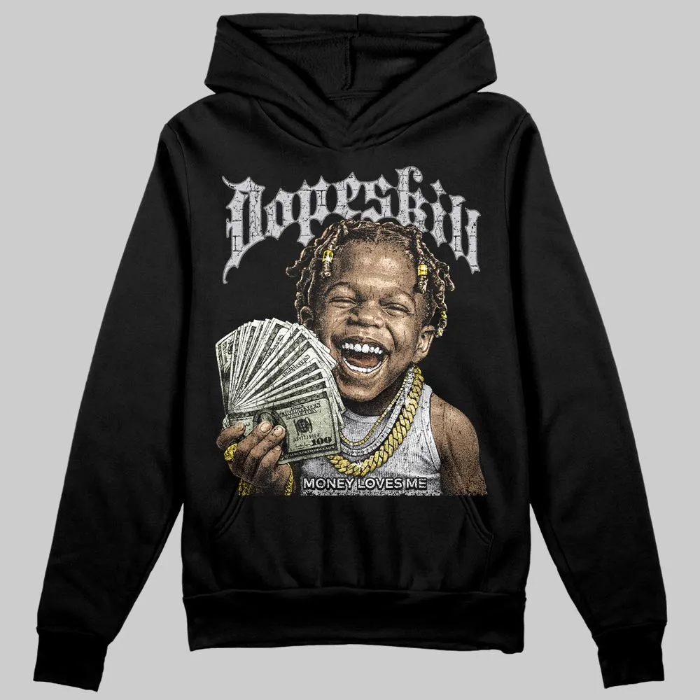 Grey 'Money Loves Me' DopeSkill Graphic Hoodie sold by DopeSkill product image thumbnail 2