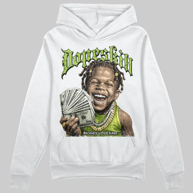 Green 'Money Loves Me' DopeSkill Graphic Hoodie sold by DopeSkill