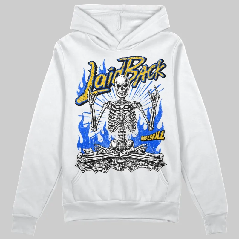 Royal Blue 'Laid Back' DopeSkill Graphic Hoodie sold by DopeSkill