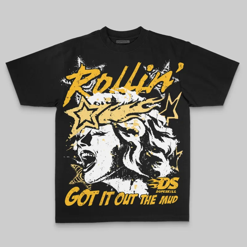 Yellow Oversize Print Got It Out The Mud DopeSkill Graphic T-shirt sold by DopeSkill