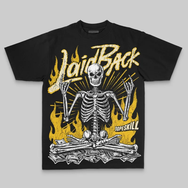 Yellow Oversize Print Laid Back DopeSkill Graphic T-shirt sold by DopeSkill