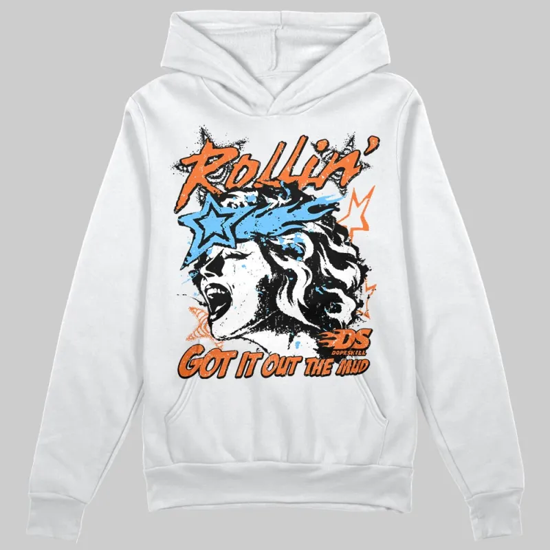 Orange 'Got It Out The Mud' DopeSkill Graphic Hoodie sold by DopeSkill