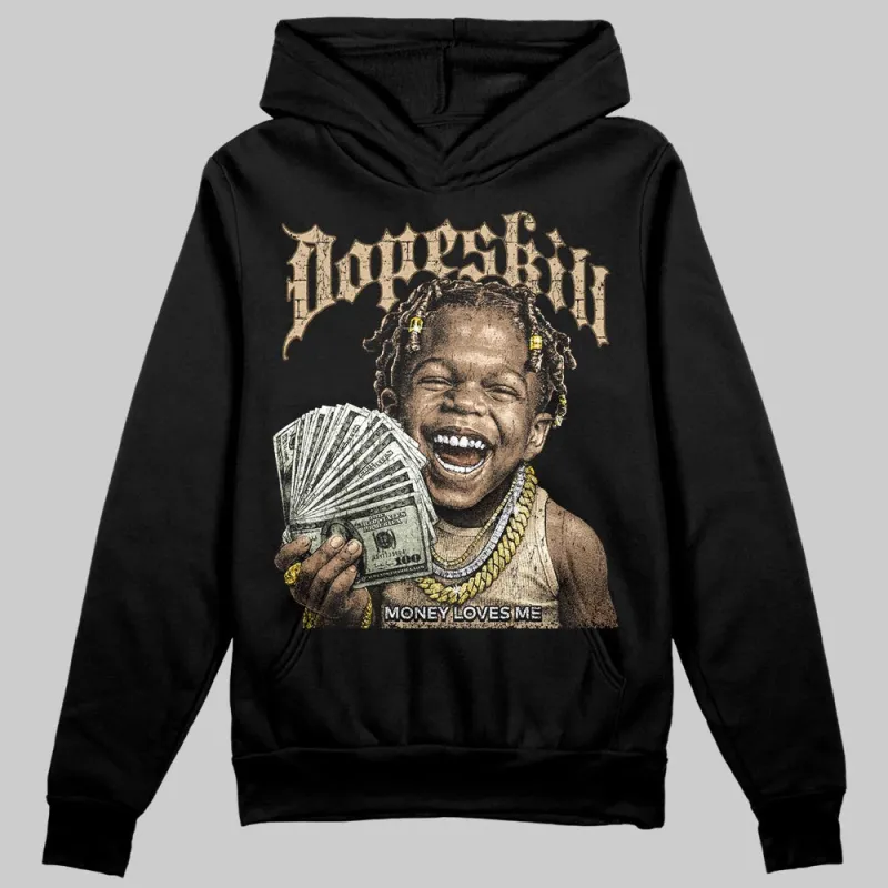 TAN 'Money Loves Me' DopeSkill Graphic Hoodie sold by DopeSkill