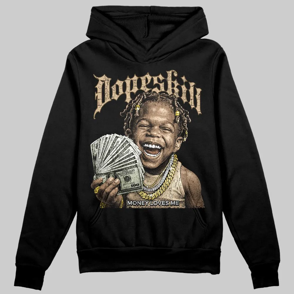 TAN 'Money Loves Me' DopeSkill Graphic Hoodie sold by DopeSkill