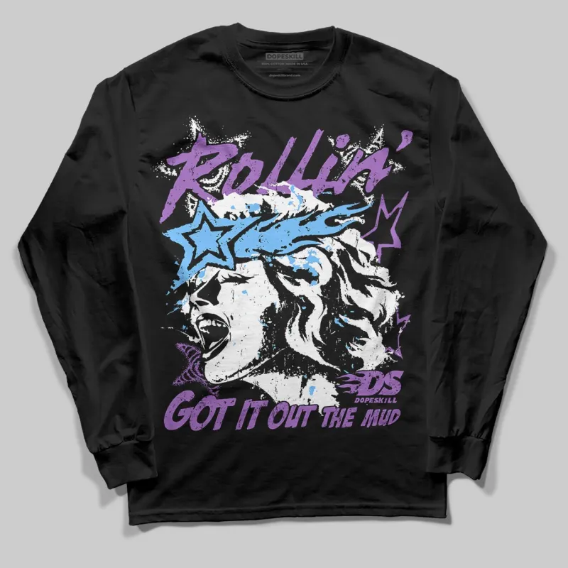 PURPLE 'Got It Out The Mud' DopeSkill Graphic Long Sleeve T-Shirt sold by DopeSkill