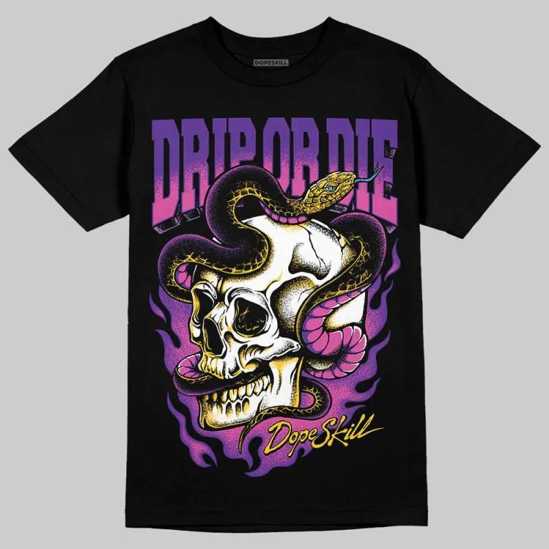PURPLE 'Drip or Die' DopeSkill Graphic T-Shirt sold by DopeSkill
