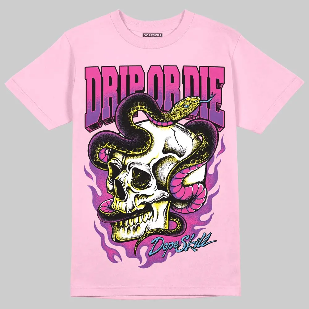 Pink 'Drip or Die' DopeSkill Graphic T-Shirt sold by DopeSkill product image thumbnail 3