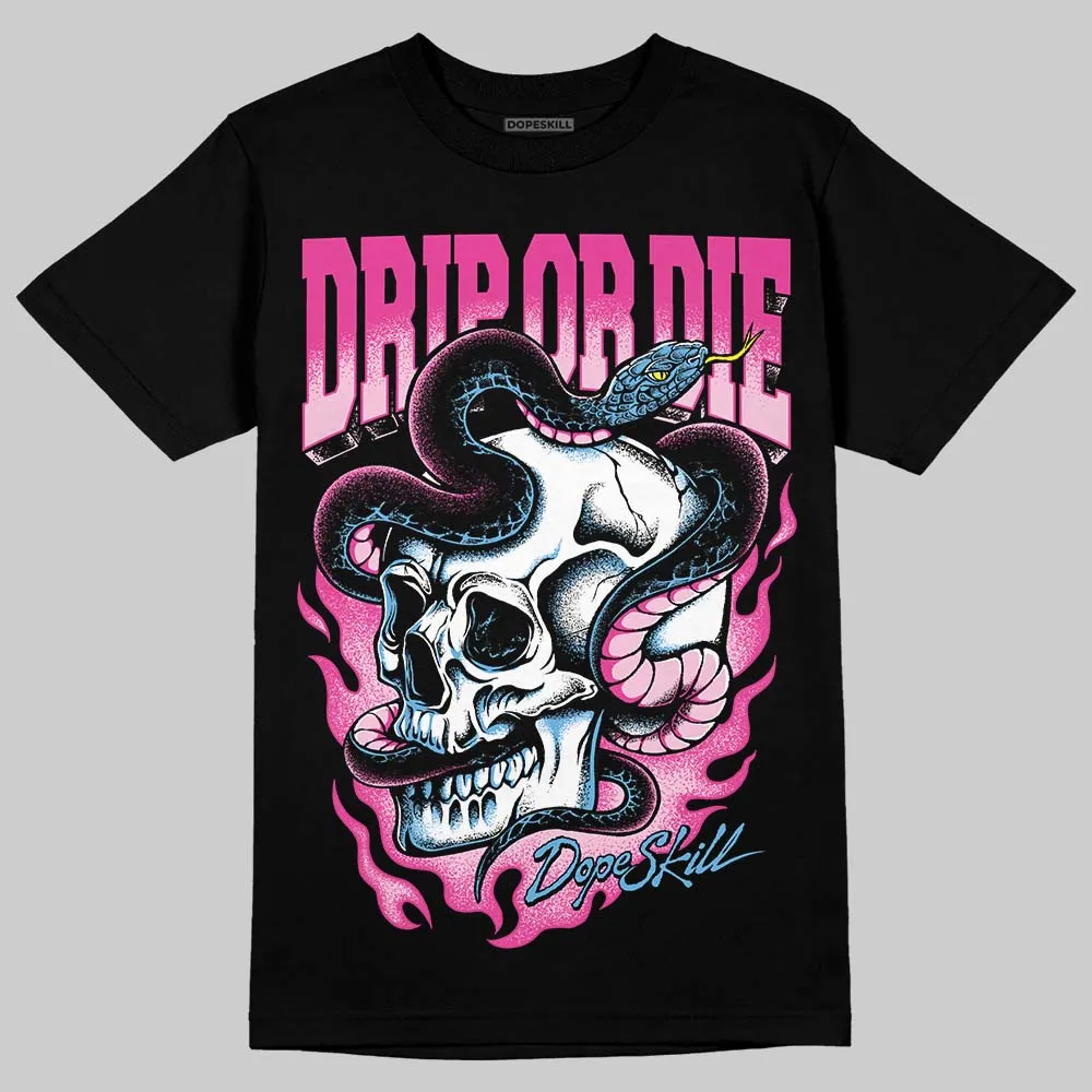 Pink 'Drip or Die' DopeSkill Graphic T-Shirt sold by DopeSkill product image thumbnail 2