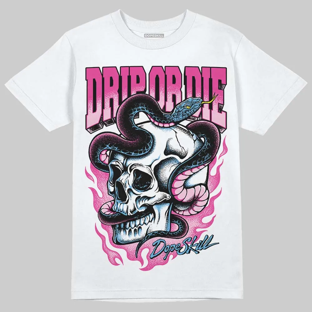 Pink 'Drip or Die' DopeSkill Graphic T-Shirt sold by DopeSkill