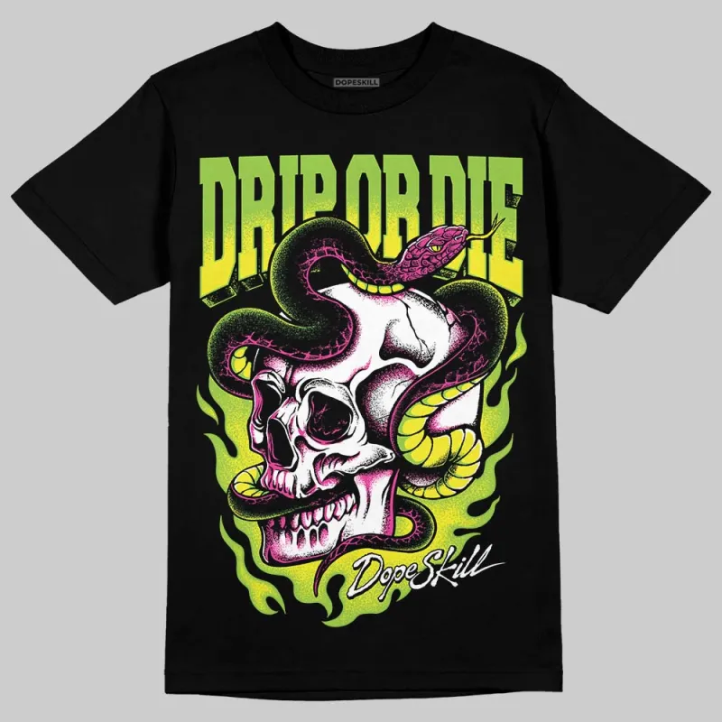 Neon Green 'Drip or Die' DopeSkill Graphic T-Shirt sold by DopeSkill