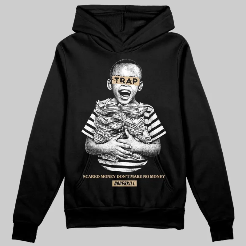 TAN 'Scared Money Don't Make No Money' DopeSkill Graphic Hoodie sold by DopeSkill