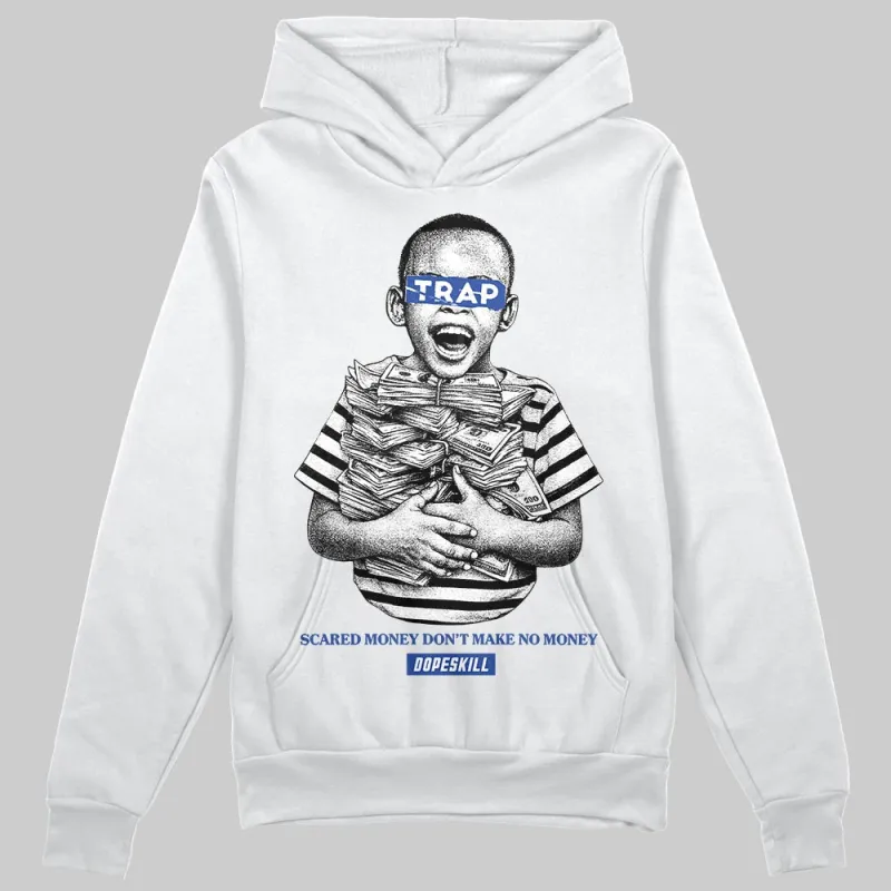 Royal Blue 'Scared Money Don't Make No Money' DopeSkill Graphic Hoodie sold by DopeSkill