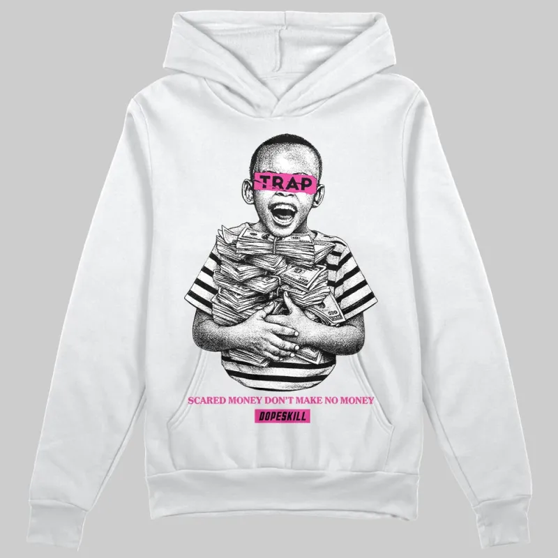 Pink 'Scared Money Don't Make No Money' DopeSkill Graphic Hoodie sold by DopeSkill