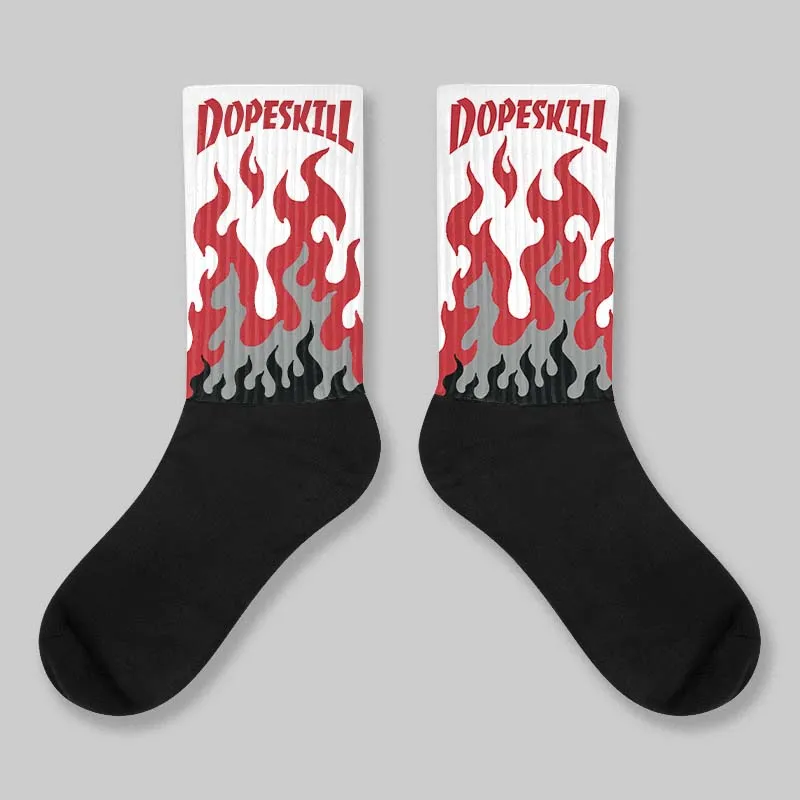 Bugs Bunny 8s DopeSkill Sublimated Sock FIRE Graphic sold by DopeSkill