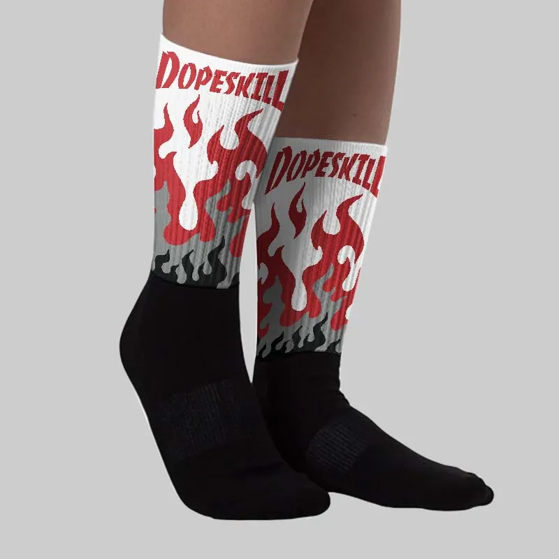 Bugs Bunny 8s DopeSkill Sublimated Sock FIRE Graphic sold by DopeSkill product image thumbnail 2