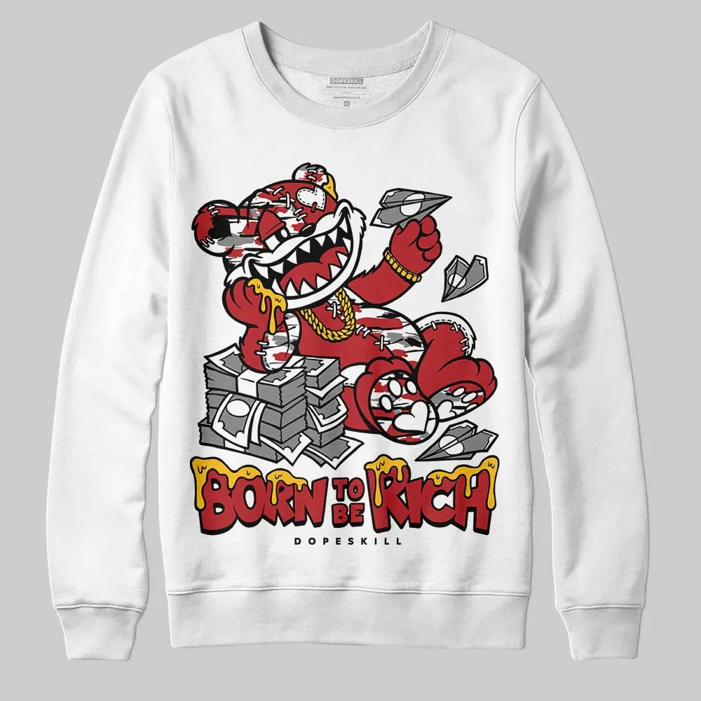 Bugs Bunny 8s DopeSkill Sweatshirt Born To Be Rich Graphic sold by DopeSkill