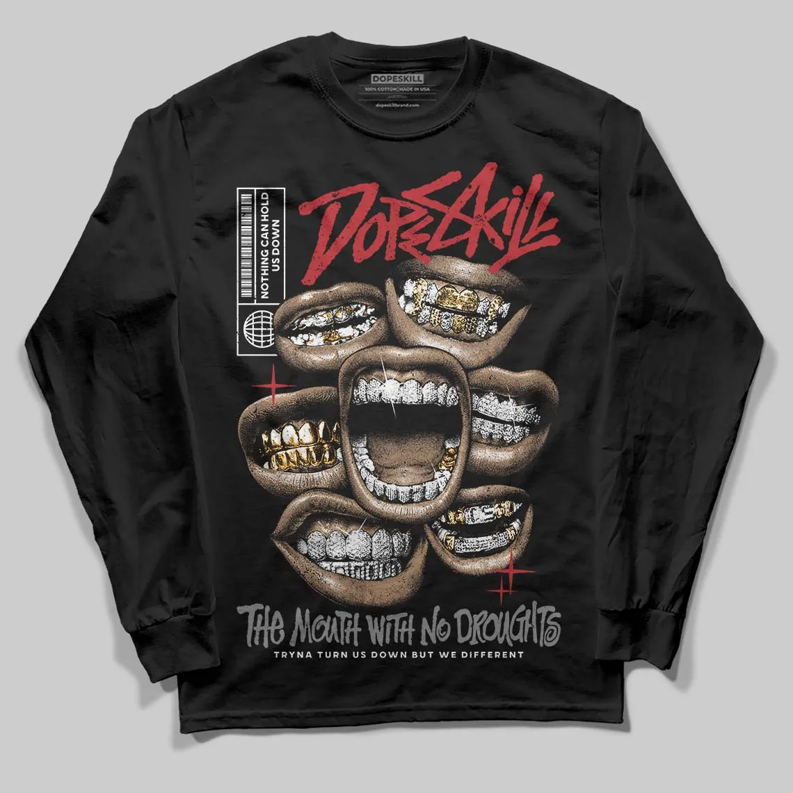 Bugs Bunny 8s DopeSkill Long Sleeve T-Shirt The Mouth With No Droughts Graphic sold by DopeSkill product image thumbnail 2