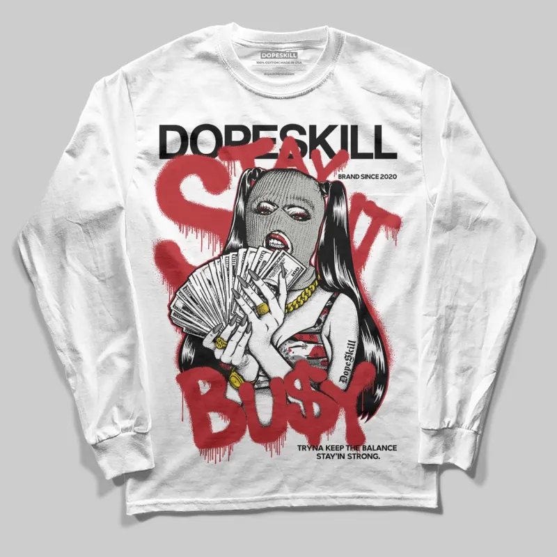 Bugs Bunny 8s DopeSkill Long Sleeve T-Shirt Stay It Busy Graphic made by DopeSkill