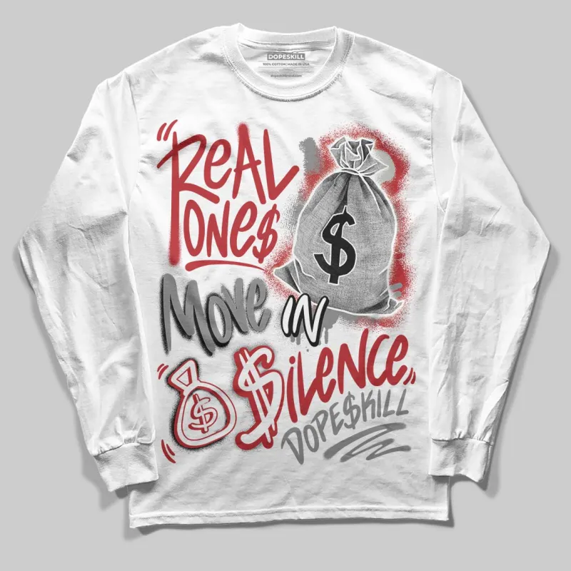Bugs Bunny 8s DopeSkill Long Sleeve T-Shirt Real Ones Move In Silence Graphic sold by DopeSkill