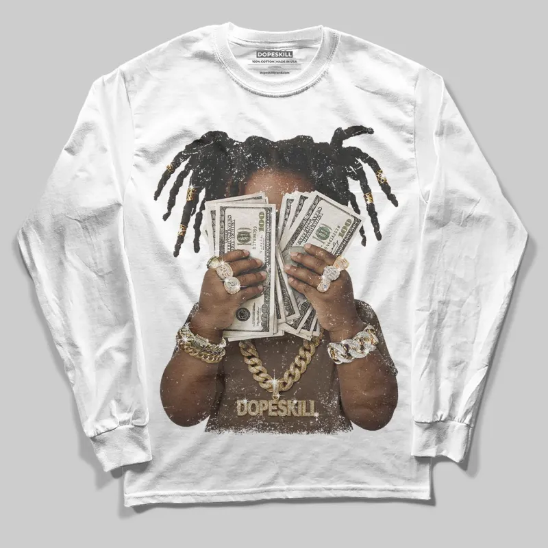 A Ma Maniere x Dark Mocha 4s DopeSkill Long Sleeve T-Shirt Rich Youth Graphic sold by DopeSkill