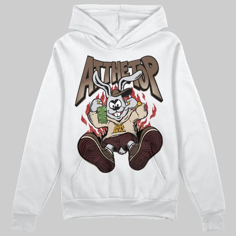 A Ma Maniere x Dark Mocha 4s DopeSkill Hoodie Sweatshirt At The Top Graphic sold by DopeSkill
