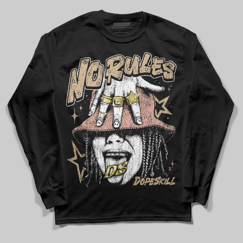 TAN 'No Rules' DopeSkill Graphic Long Sleeve T-Shirt sold by DopeSkill