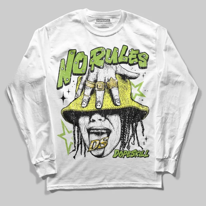 Green 'No Rules' DopeSkill Graphic Long Sleeve T-Shirt sold by DopeSkill