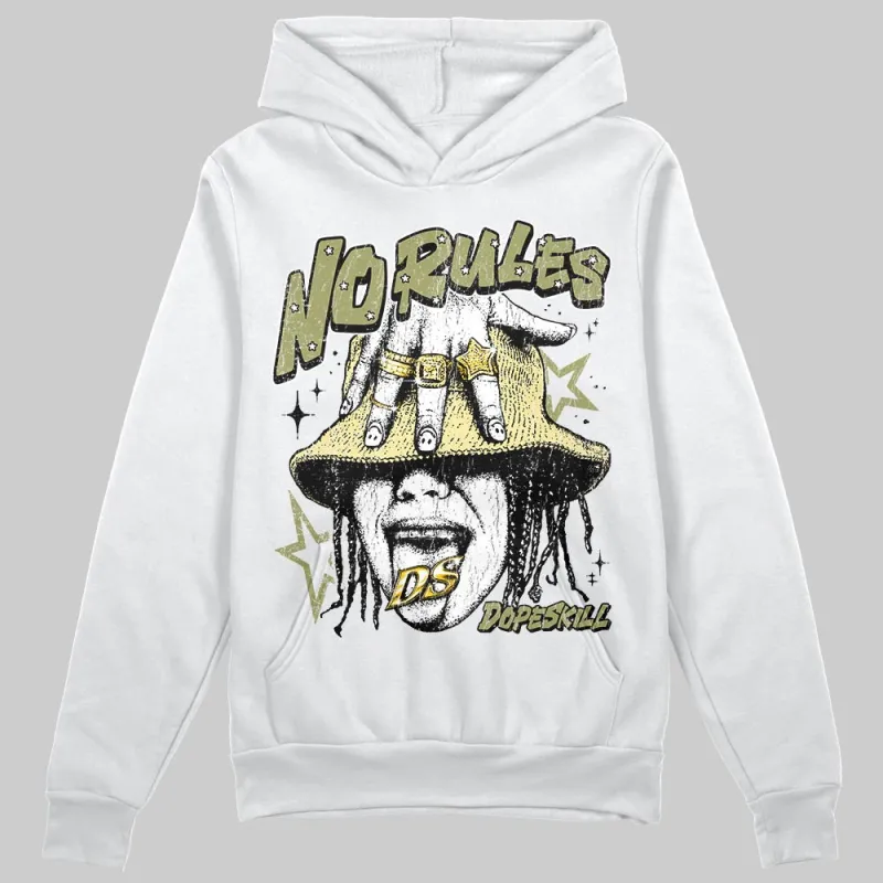 Olive 'No Rules' DopeSkill Graphic Hoodie sold by DopeSkill