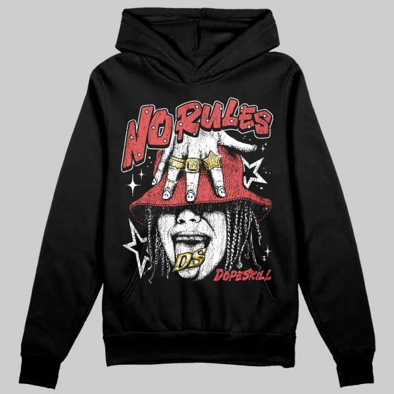 Black/White 'No Rules' DopeSkill Graphic Hoodie sold by DopeSkill