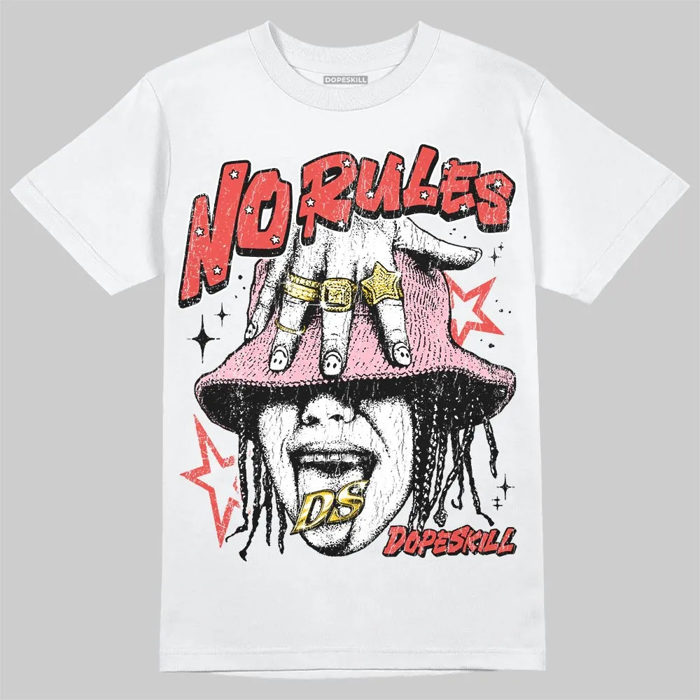 Red 'No Rules' DopeSkill Graphic T-Shirt sold by DopeSkill product image thumbnail 2