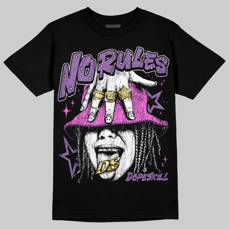 PURPLE 'No Rules' DopeSkill Graphic T-Shirt sold by DopeSkill